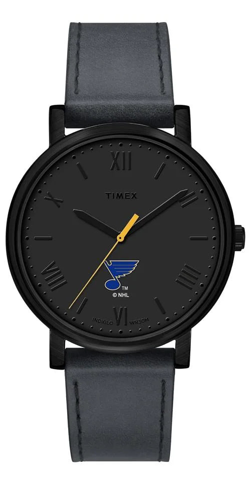 Timex Ladies Timex Sizeaint Louis Blues Sizet Watch Black Night Game Watch