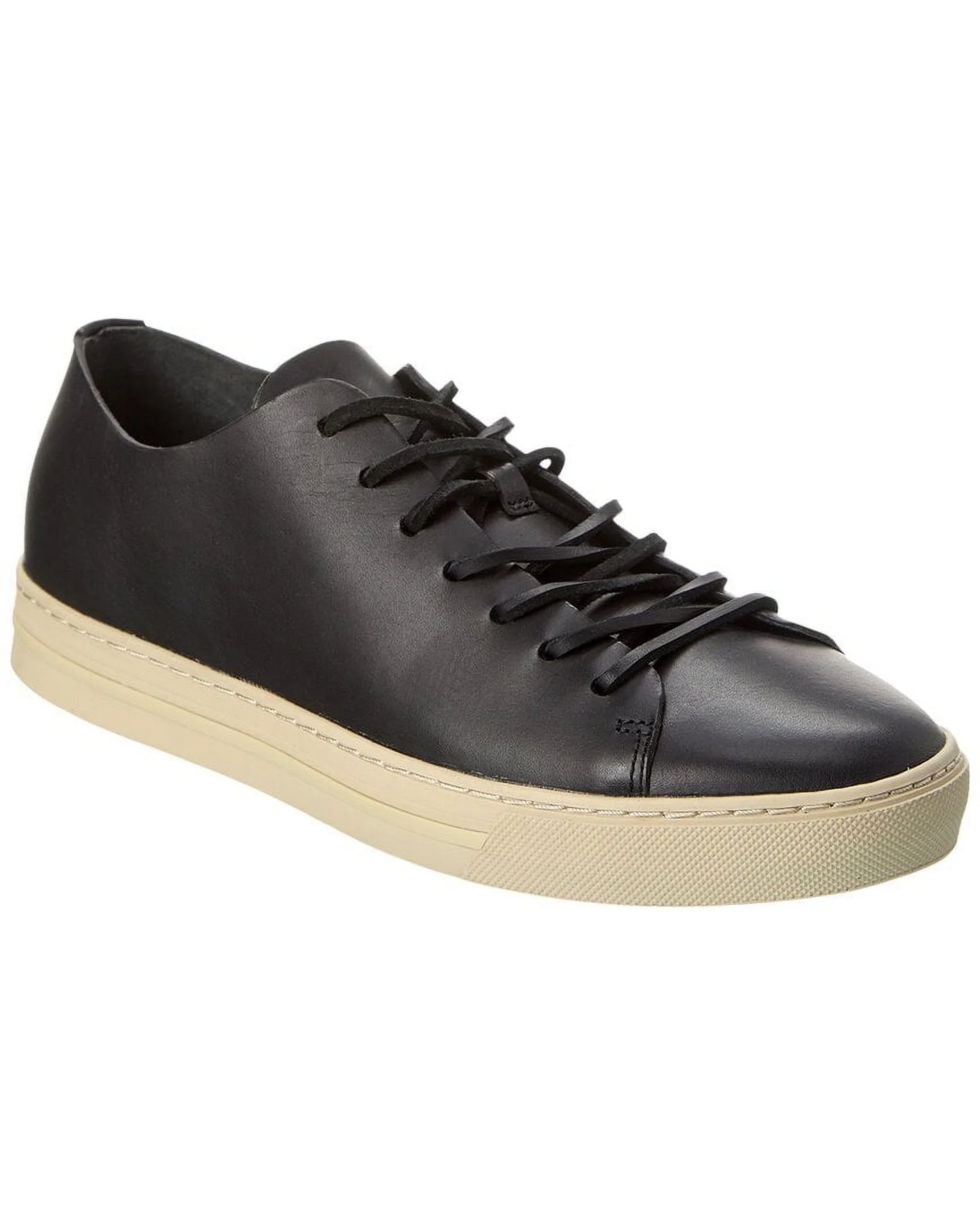 Vince Collins Leather Sizeneaker, 10.5, Black