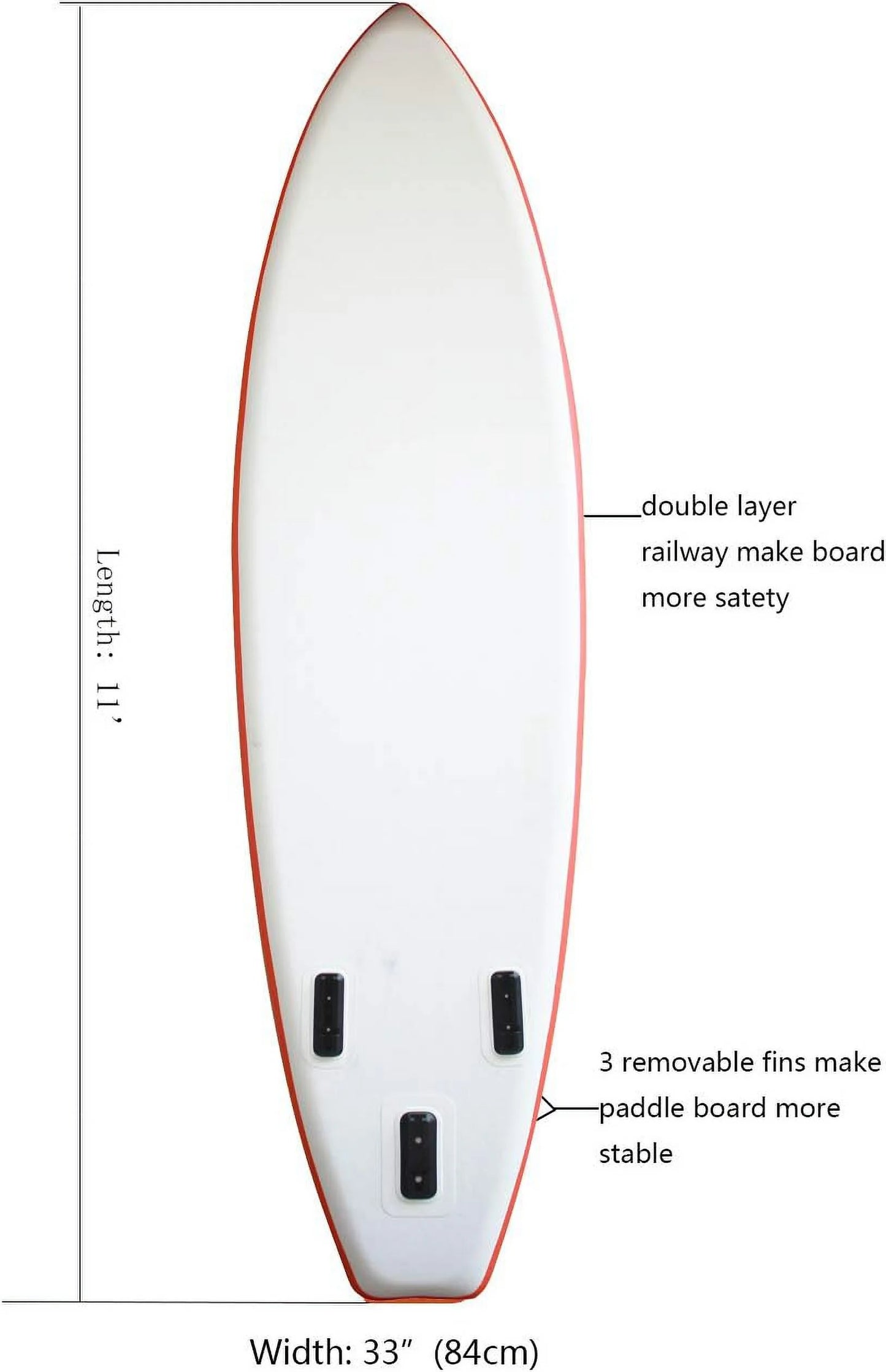 XYLOVE CO 11'33"6" SizeUP for All Sizekill Levels Sizetand Up Paddle Board and Accessories Package