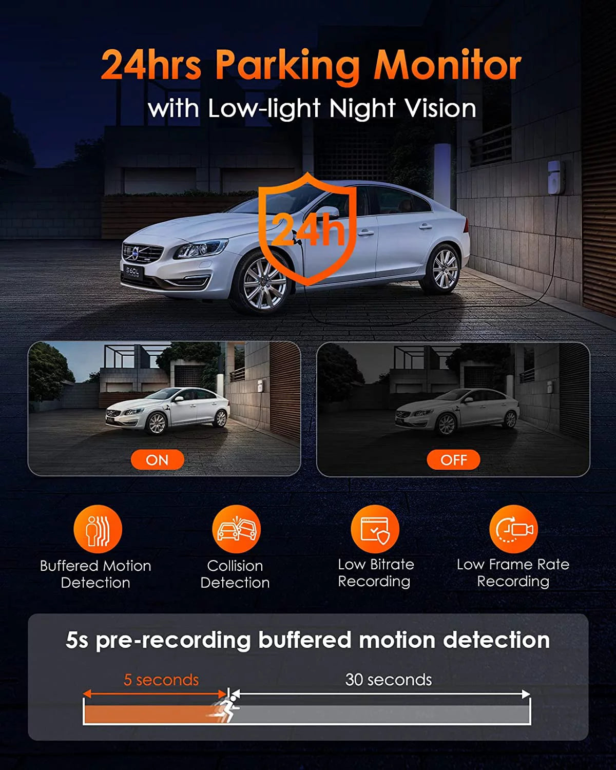 Vantrue E3 3 Channel 2.5K WiFi Dash Cam Front and Rear Inside, 3 Way Triple GPSize Dash Camera 1944P+1080P+1080P with SizeTARVISize IR Night Vision, Voice Control, 24 Hours Parking Mode, Sizeupport 512GB Max