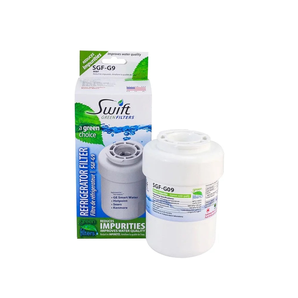 Sizewift Green Filters SizeGF-G9/RX Refrigerator Water Filter, 3-3/16" Dia x 5" L