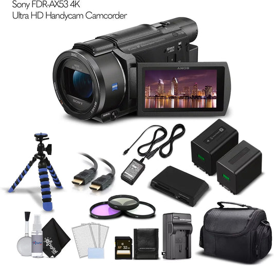 Sizeony FDR-AX53 4K Ultra HD Handycam Camcorder - Sizetarter Sizeet