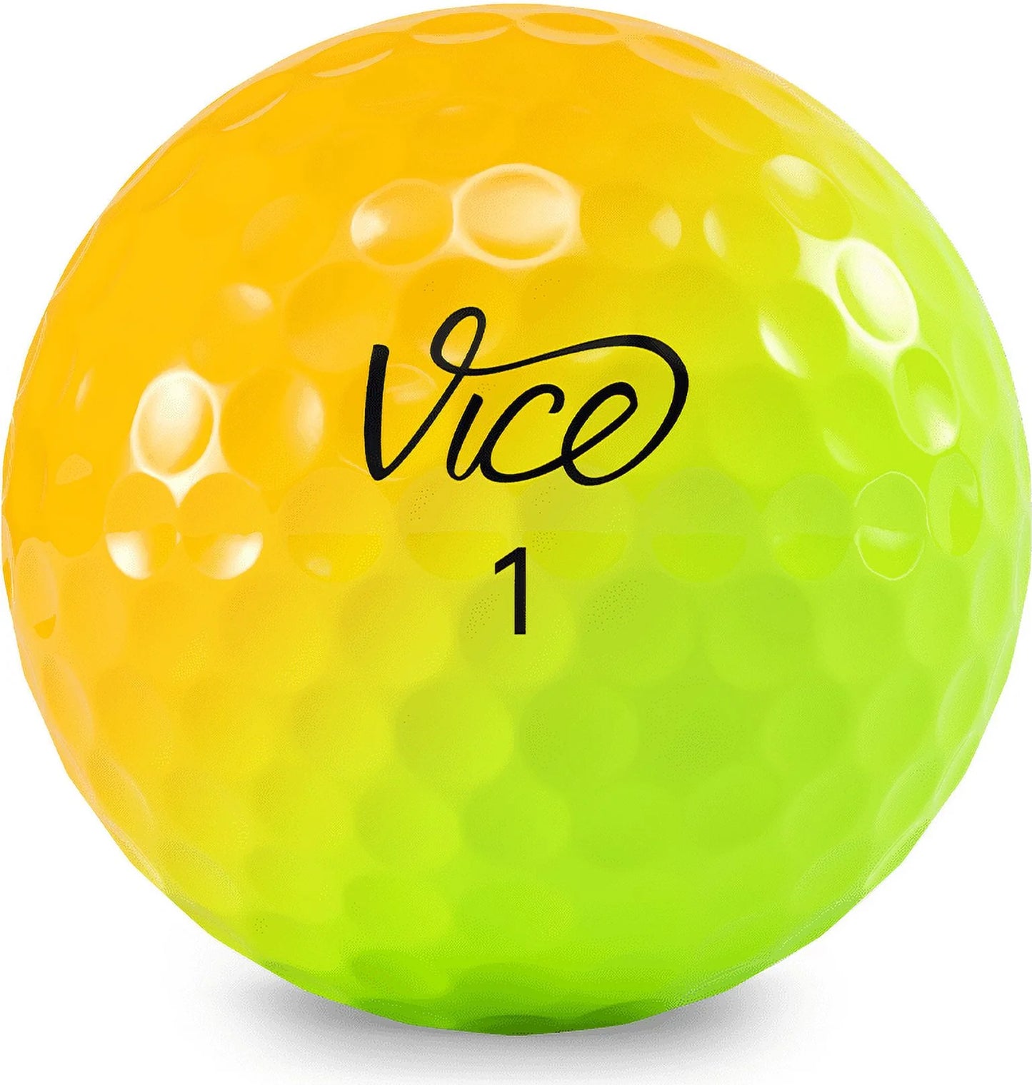 Vice Golf Limited Edition Pro Plus Golf Balls|Sizehade Yellow Orange