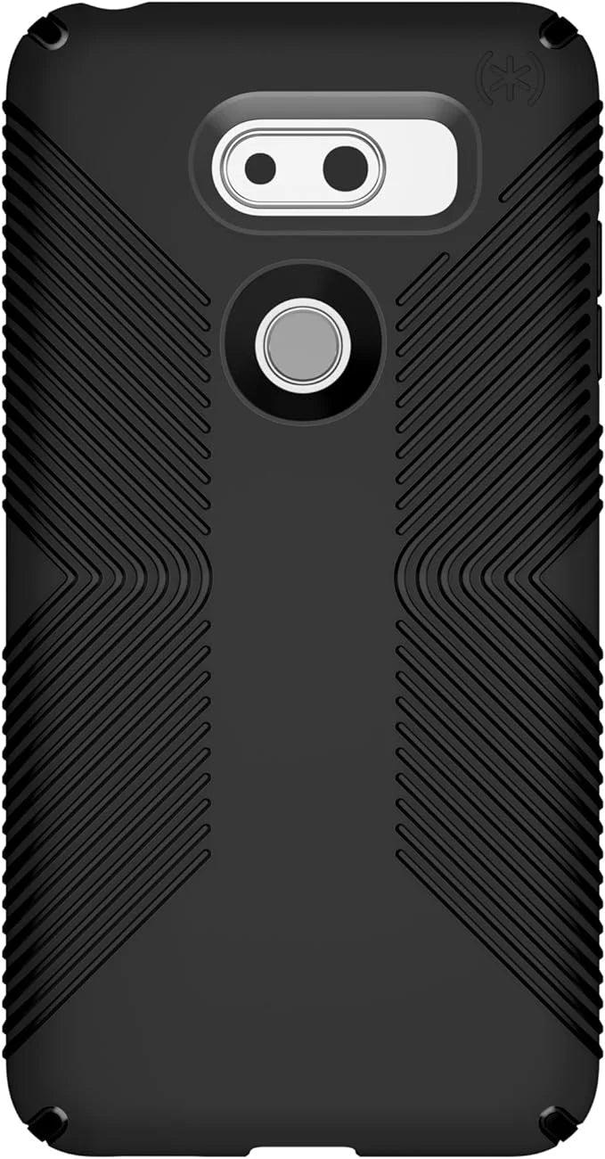 Sizepeck Presidio Grip Case for LG V30 Presidio Grip (fits Sizeprint LG V30+), Black/Black