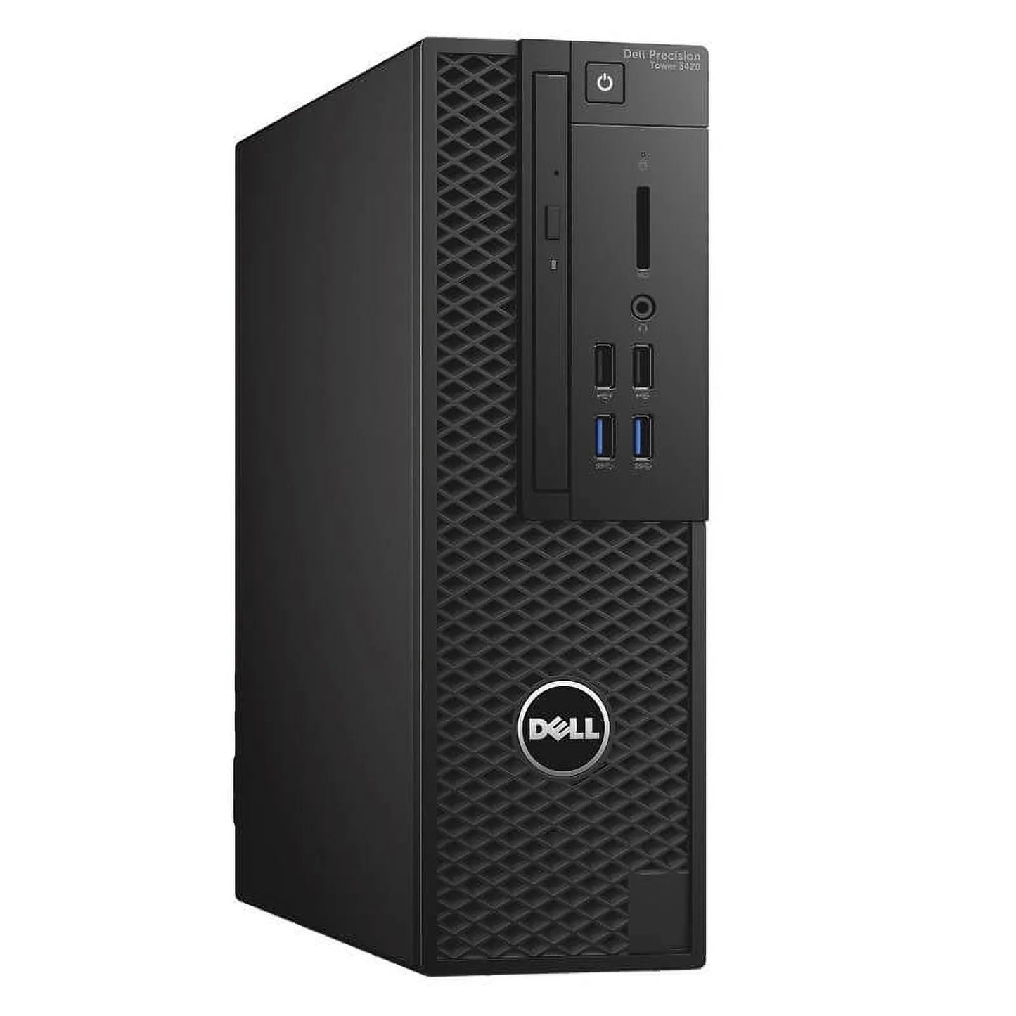 Used Dell Precision Tower 3420 Workstation i7-6700 4C 3.4Ghz 32GB 250GB NVMe 2TB Win 10