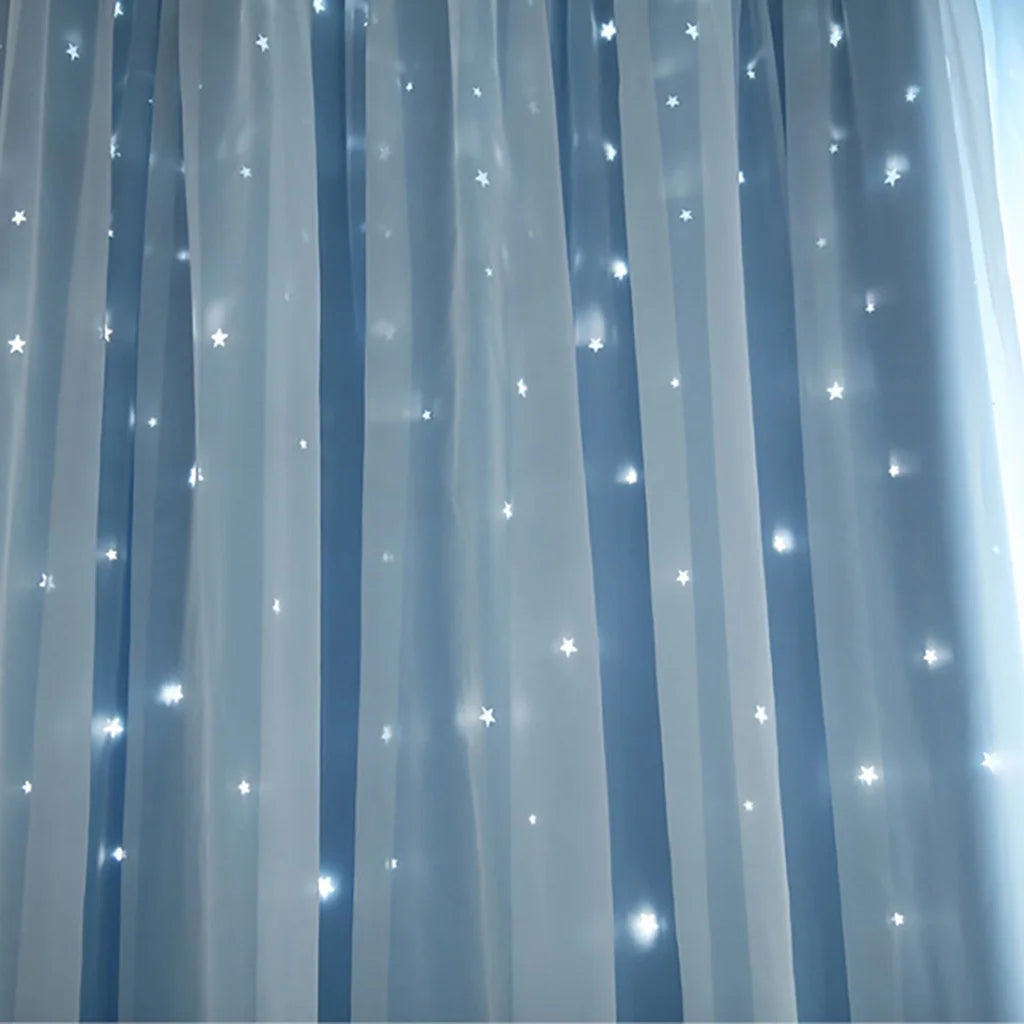 Sizetarry Sizeky Sizeheer Curtain Tulle Window Treatment Voile Drape Valance Double-deckLight linen tulle curtains