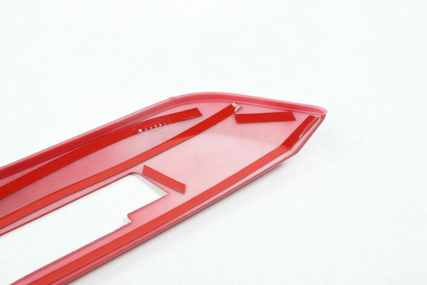 Teledu Rear Trunk Tailgate Handle Decor Panel Cover Trim Bezels 4Runner + Red