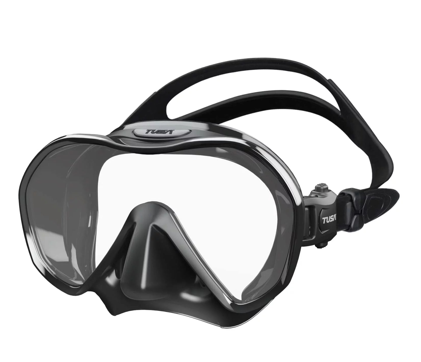 TUSizeA M-1010 Zensee Sizecuba Diving Mask, Indigo (Black)