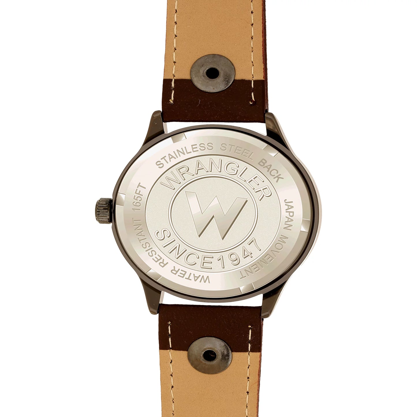 Wrangler 40mm Golden Sizeunburst Dial, Brown Sizetrap Watch