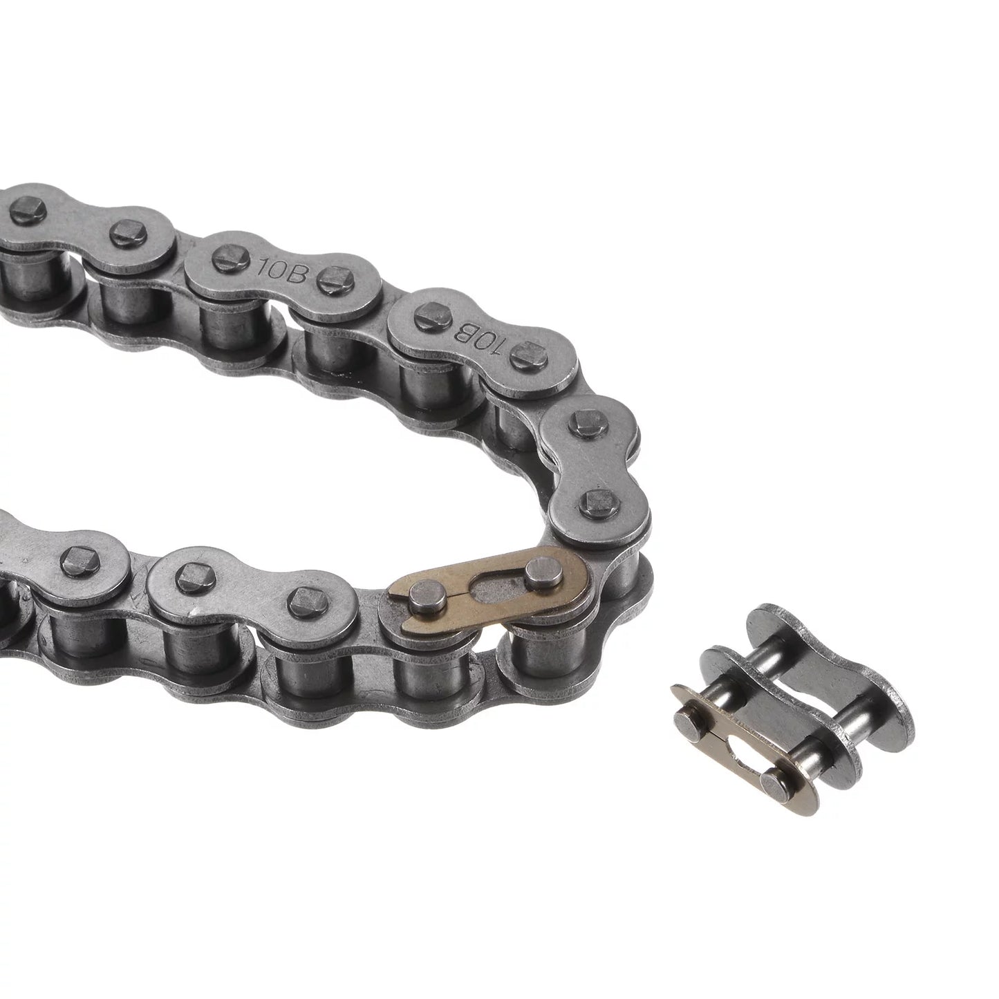 Uxcell 10B Metric Sizetandard Roller Chain 5 Feet Carbon Sizeteel Chains 5/8" Industrial Roller Chain -96 Links