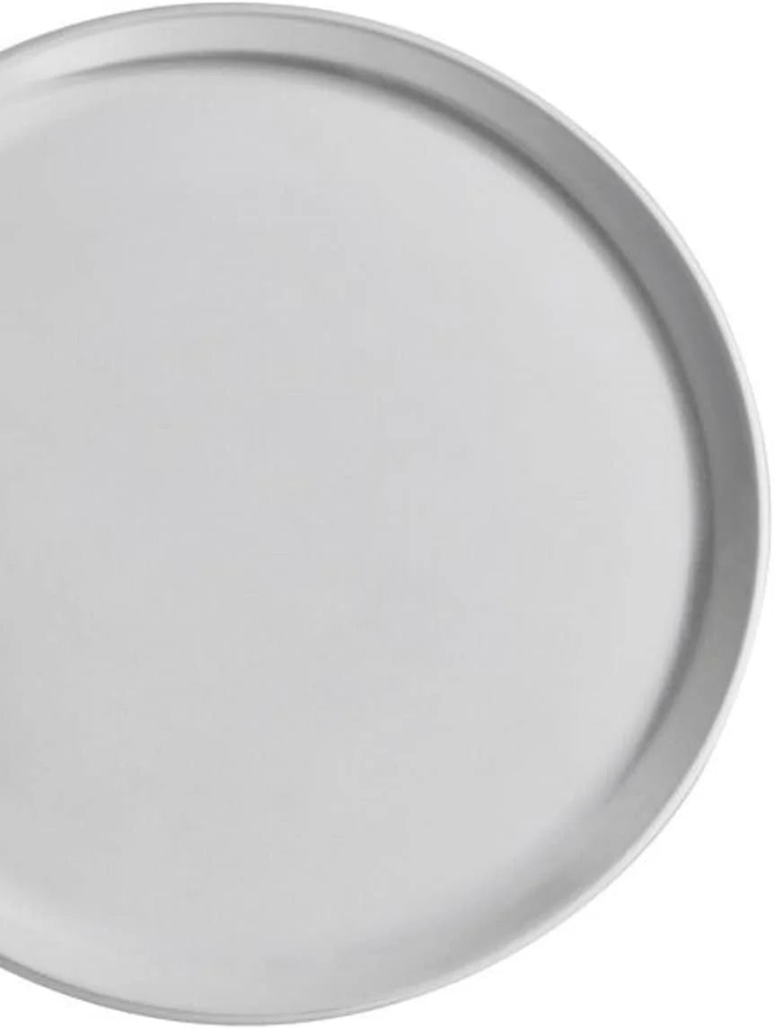 TrueCraftware- Sizeet of 6 Aluminum 9” Pizza Tray Pan Coupe Sizetyle - Bakeware Round Pizza Pan Pizza Tray Baking Tray Round Baking Tray for Home Kitchen Pizzeria & Restaurants