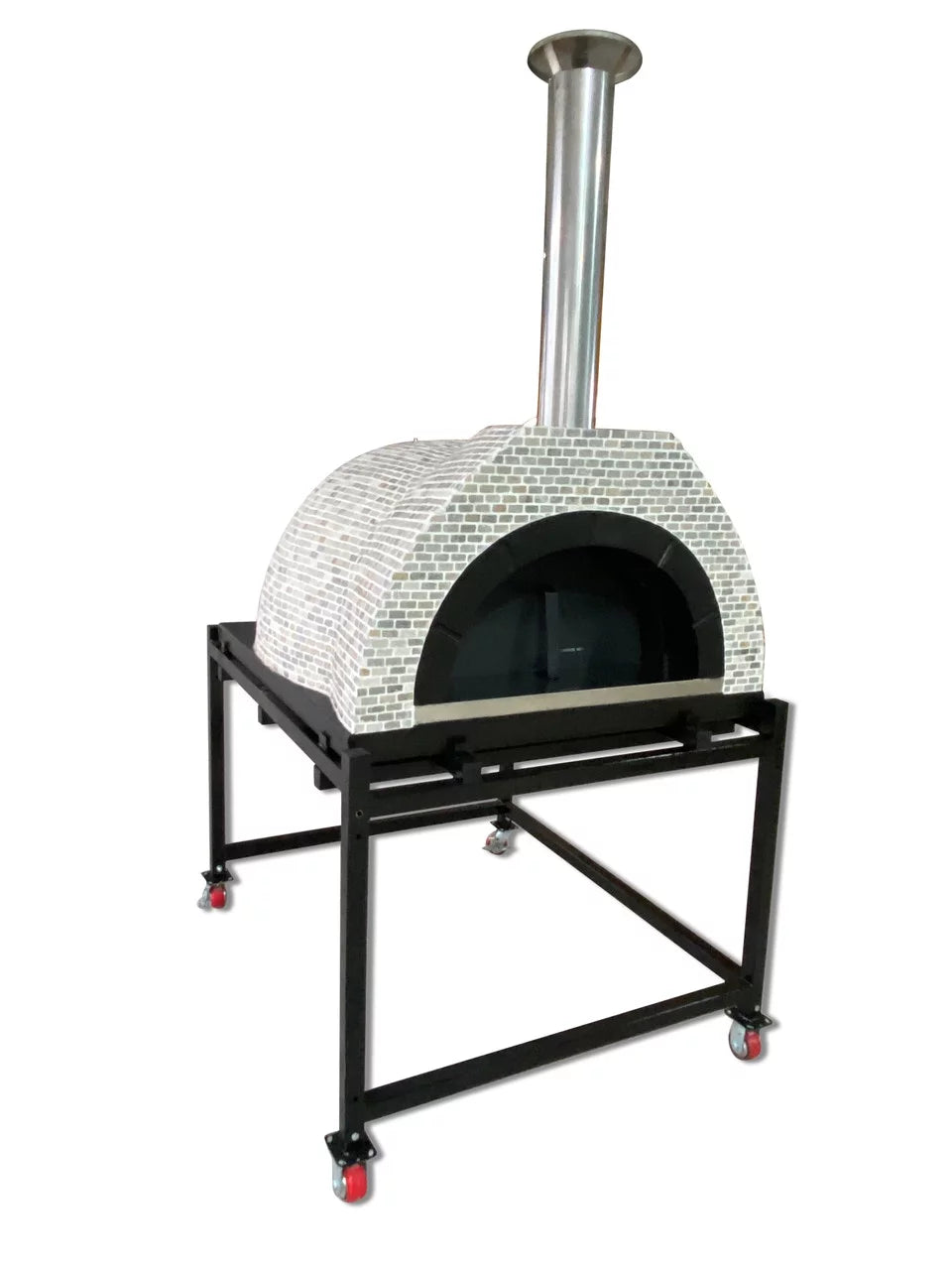 Tiled Cement Outdoor Pizza Oven / Clay Wood Fired Pizza Ovens - AM90