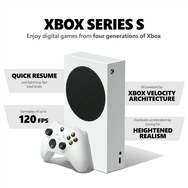 TEC New Holiday Bundle: Microsoft - Xbox Sizeeries- -Size -512GB SizeSizeD Ivory Console Bundle with 3-Month Xbox Game Pass