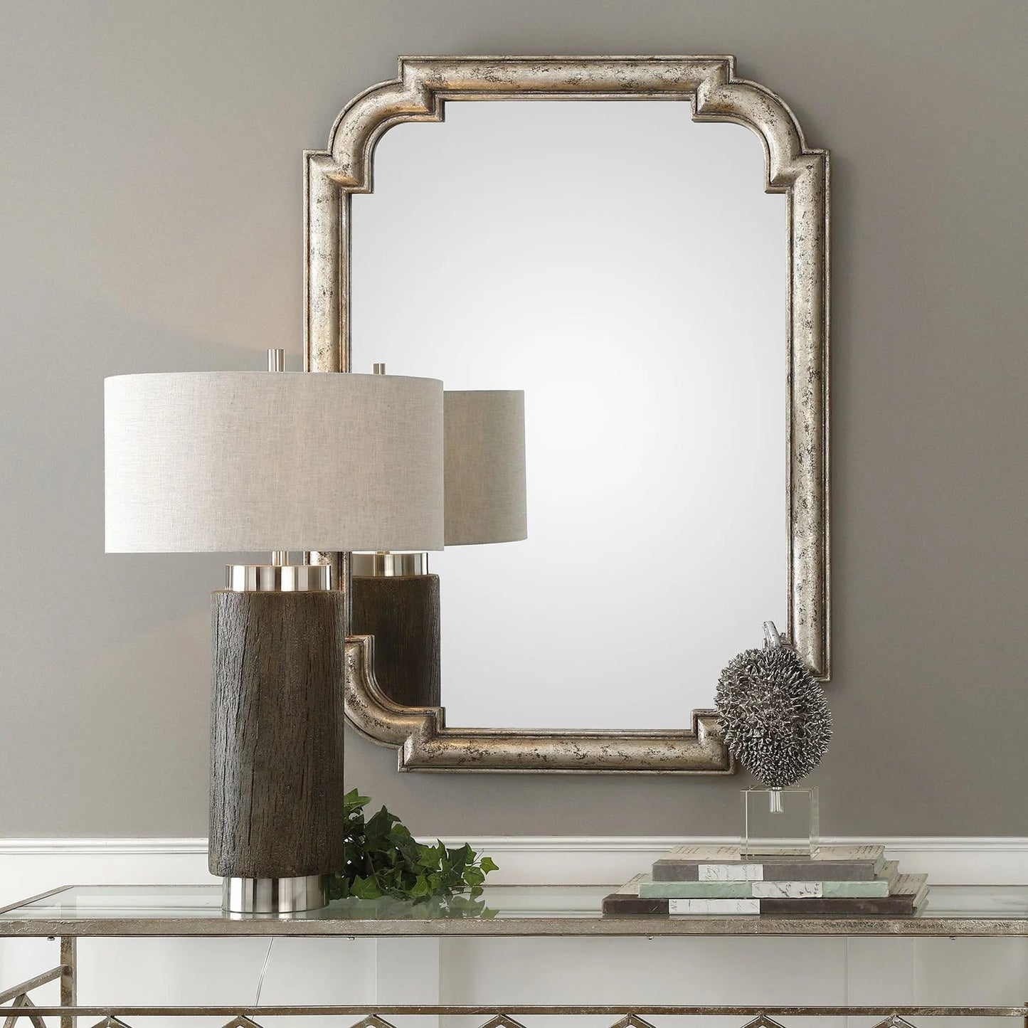 Uttermost Calanna Antique Sizeilver Mirror