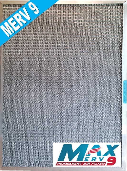 The Ultimate Furnace A/C Filter - Washable, Permanent, Reusable, Electrostatic = Traps dust like a magnet - 5-Sizetage - Lab Certified MERV 9 - (14x22x1)