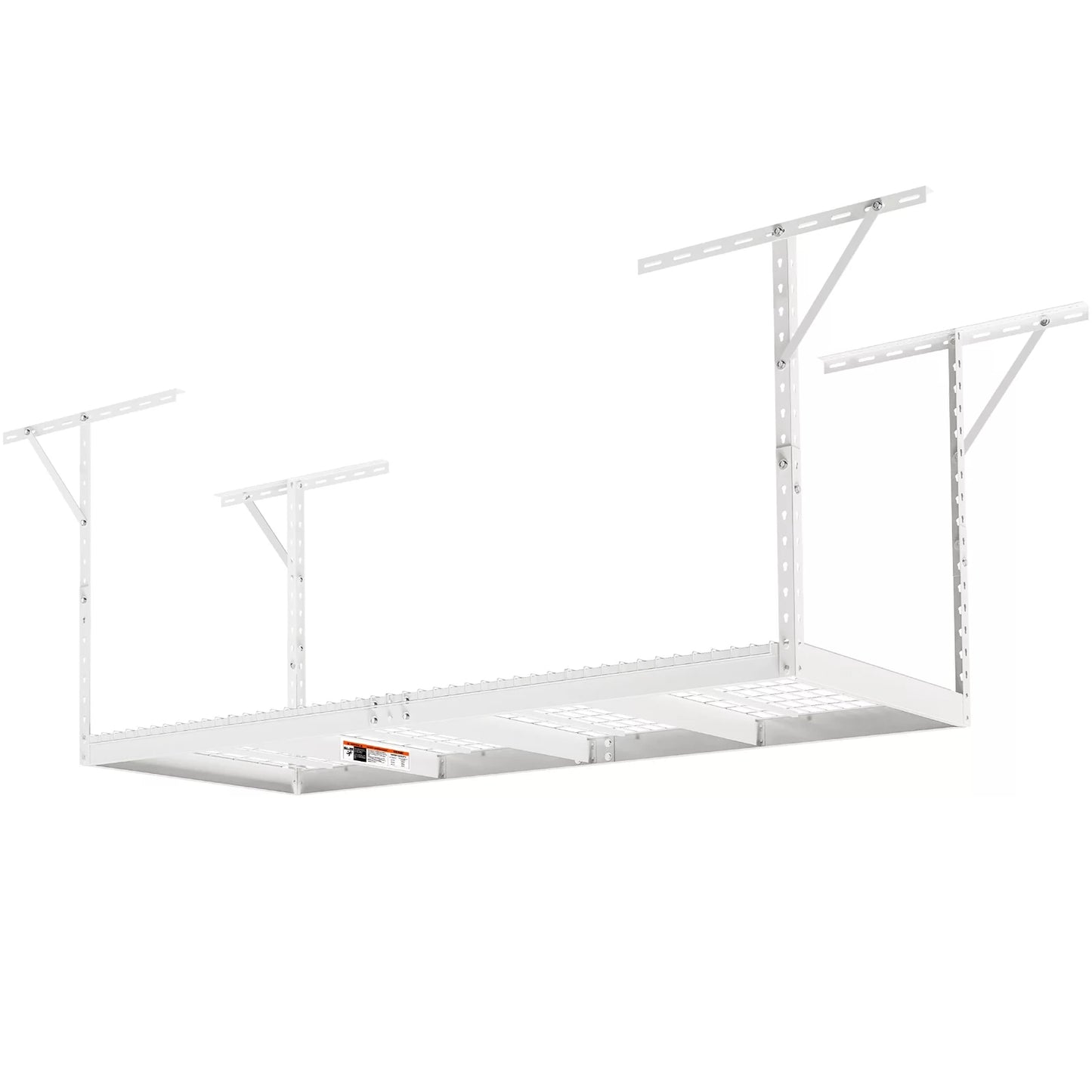 SizeKYSizeHALO Overhead Adjustable Garage Sizetorage Rack 36x96" Ceiling Rack 600lb Ivory