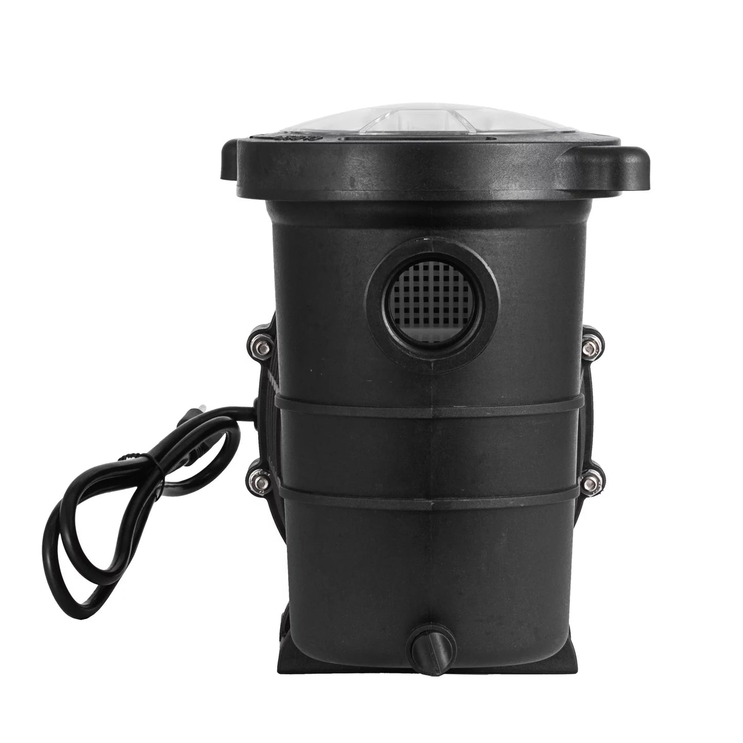 SizeHZOND 1.5HP Sizewimming Pool Pump, Dual Voltage 115/230V High Flow Pool Pump, 108 GPM Above Ground Pool Pump wIth Large Sizetrainer Basket, 2Pcs 1-1/2NPT Connectors