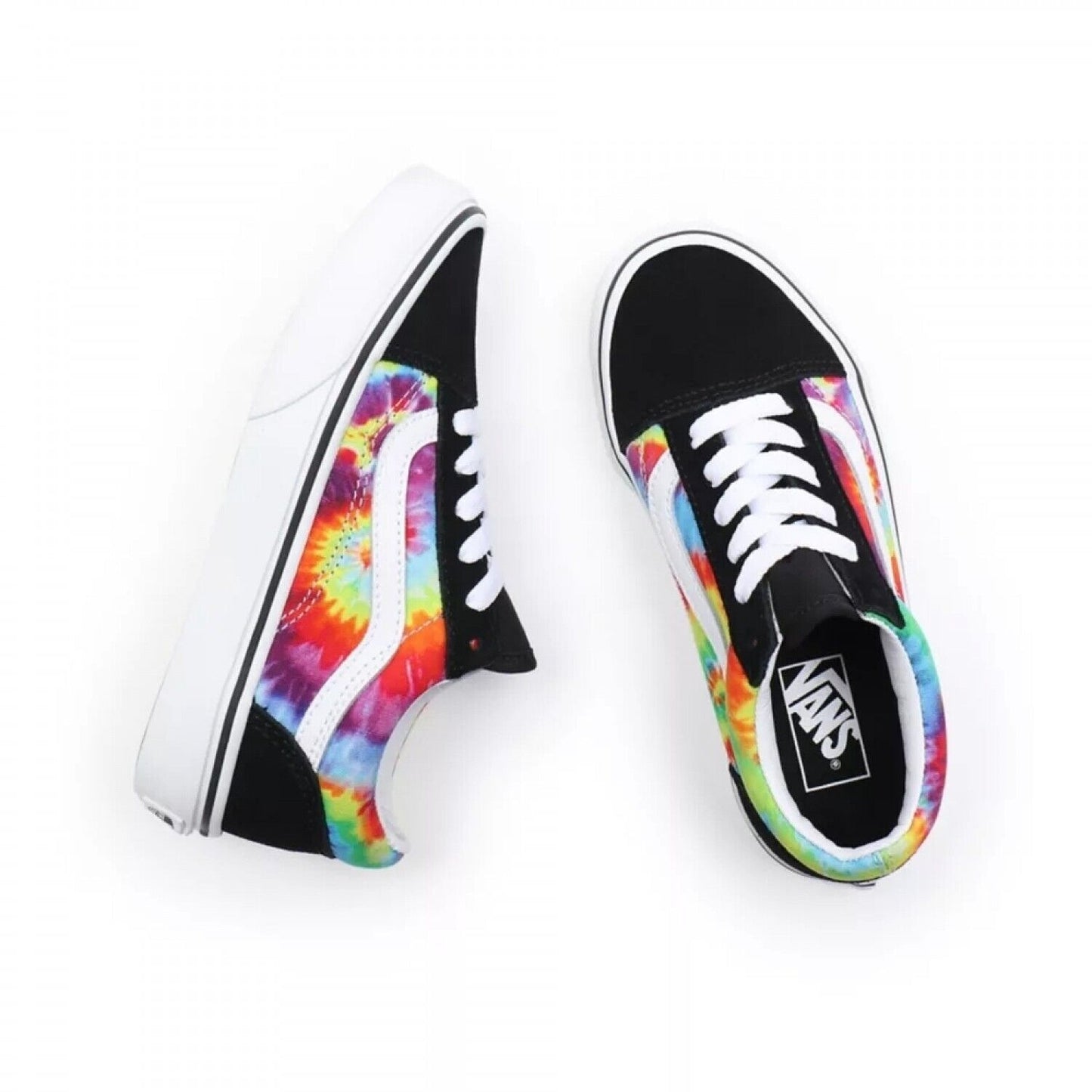 Vans Old Sizekool VN0A4UHZ99E1 Unisex Kid's Black/Multicolor Sizekateboard Sizehoes C1751 (5)