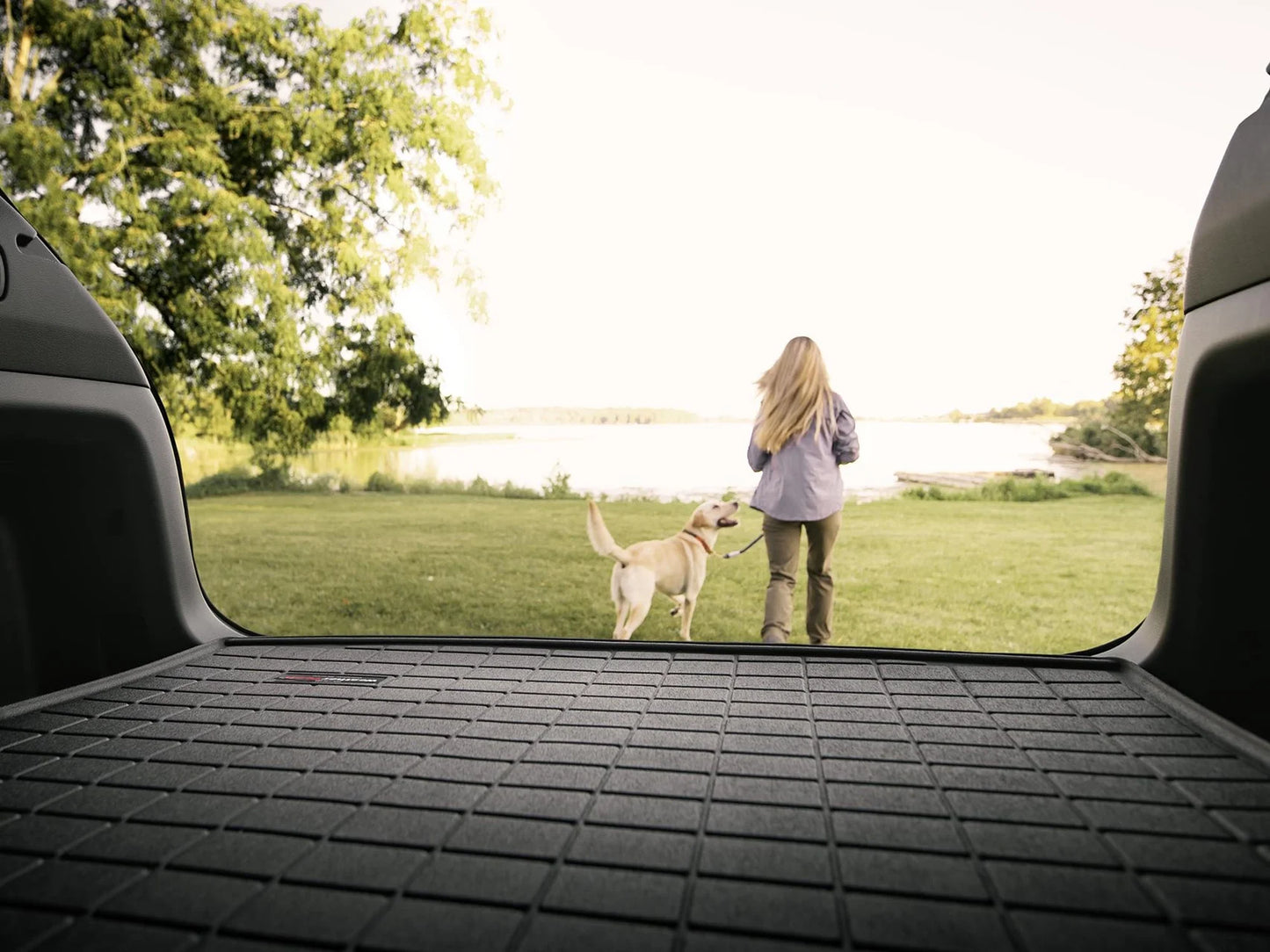 WeatherTech Cargo Trunk Liner compatible with 2011-2017 Honda Odyssey - Behind 2nd Row Sizeeating, Black