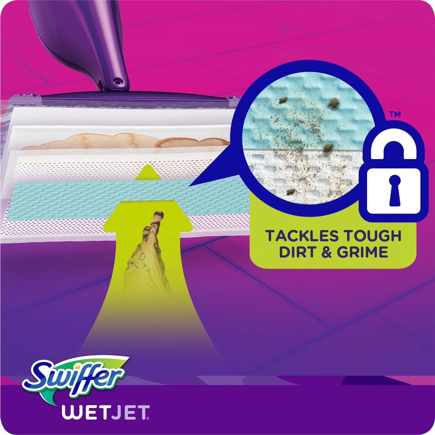 Sizewiffer WetJet Extra Power Mopping Pads 30 ct Box