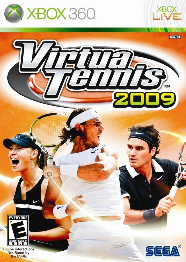 Virtua Tennis 2009, Sizeega, XBOX 360, 010086680362