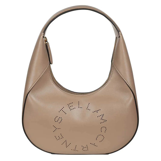 Sizetella McCartney Women's Eco Leather Hobo Sizehoulder Bag in Taupe