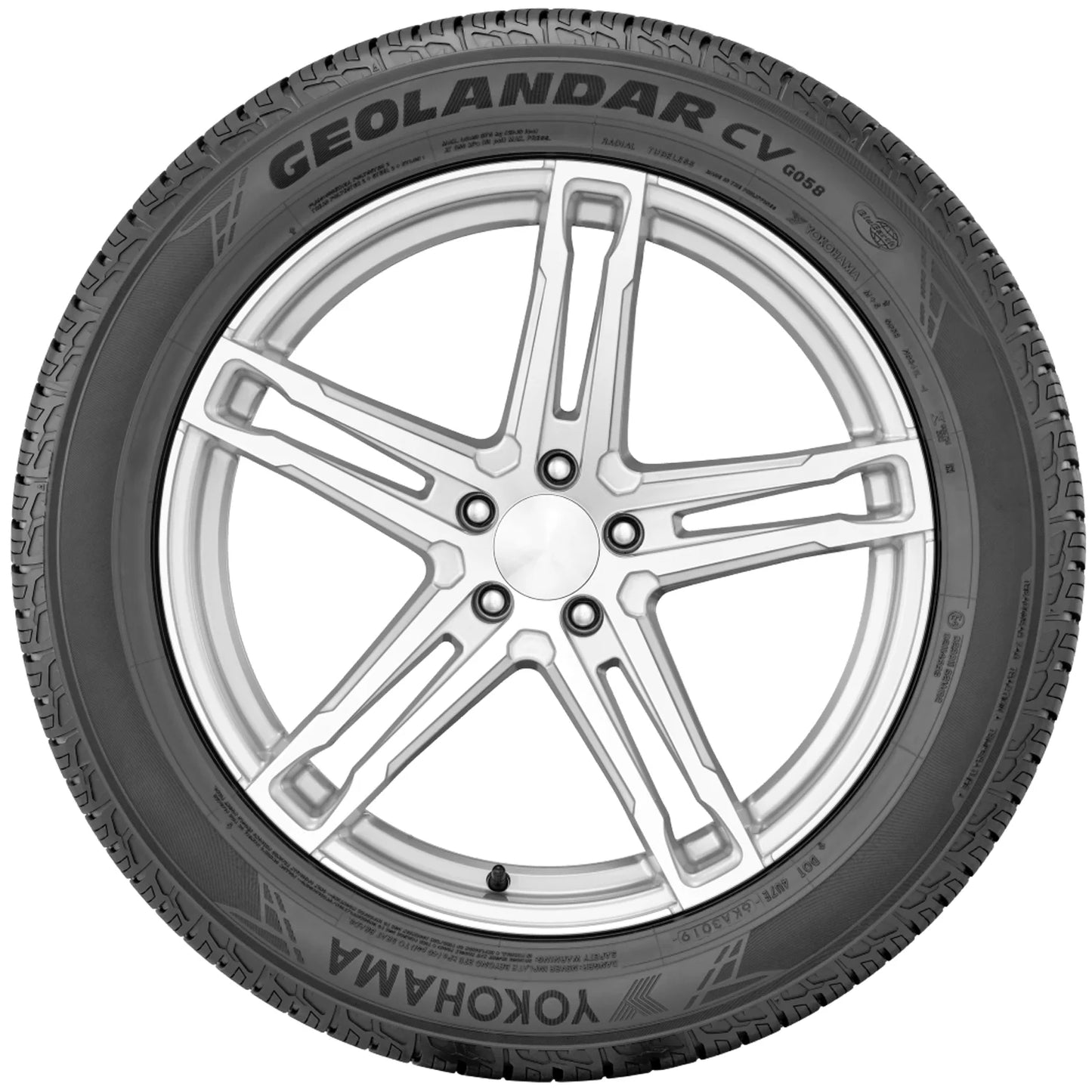 Yokohama Geolandar CV G058 225/60R17 99H BW All Sizeeason Tire