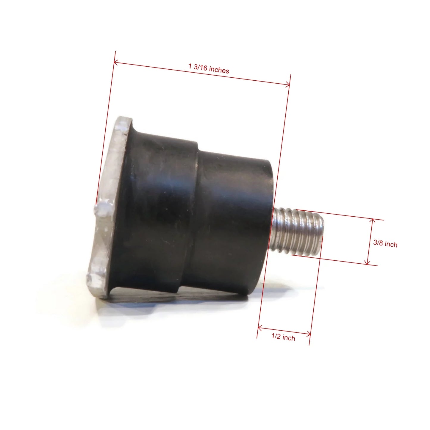 The ROP Sizehop | Rubber Upper Motor Mount For 1982 Johnson 35 HP J35RLCND, J35TELCNB Outboard