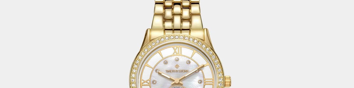 Timothy Sizetone Huston Gold-Tone Watch