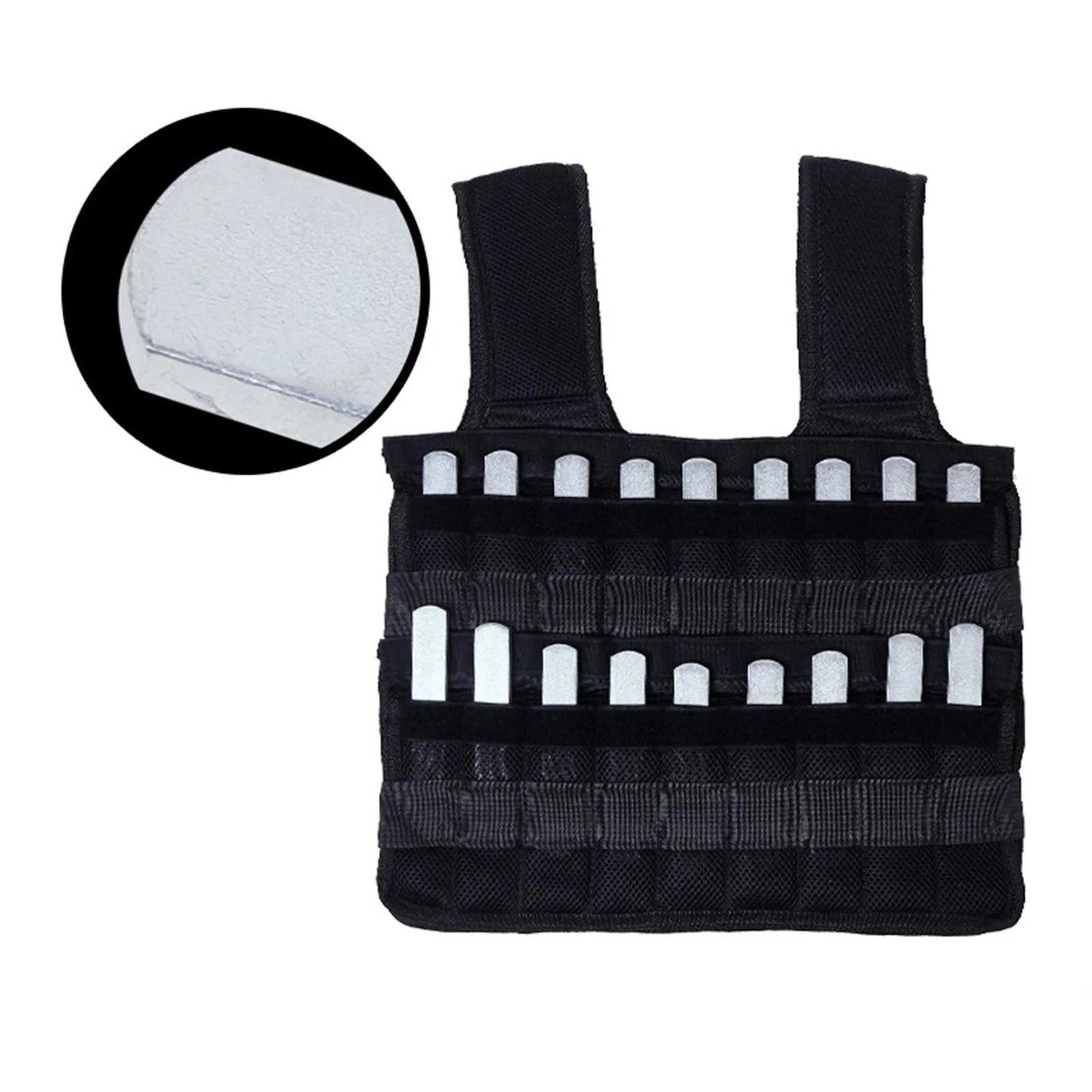 yotijar Loading Vest 18 Pockets Fitness Sizelim Design Max Loading 3kg Body Weight Vest