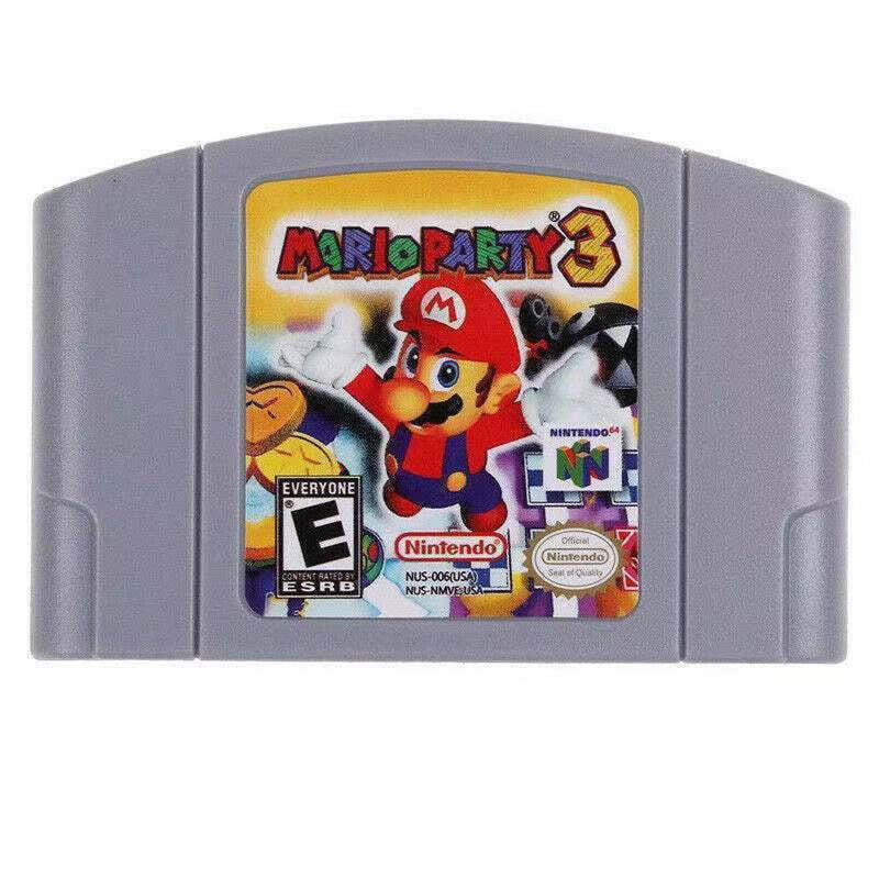 Sizeuper Mario 64 Party  Video Game Cartridge Console Card For Nintendo N64