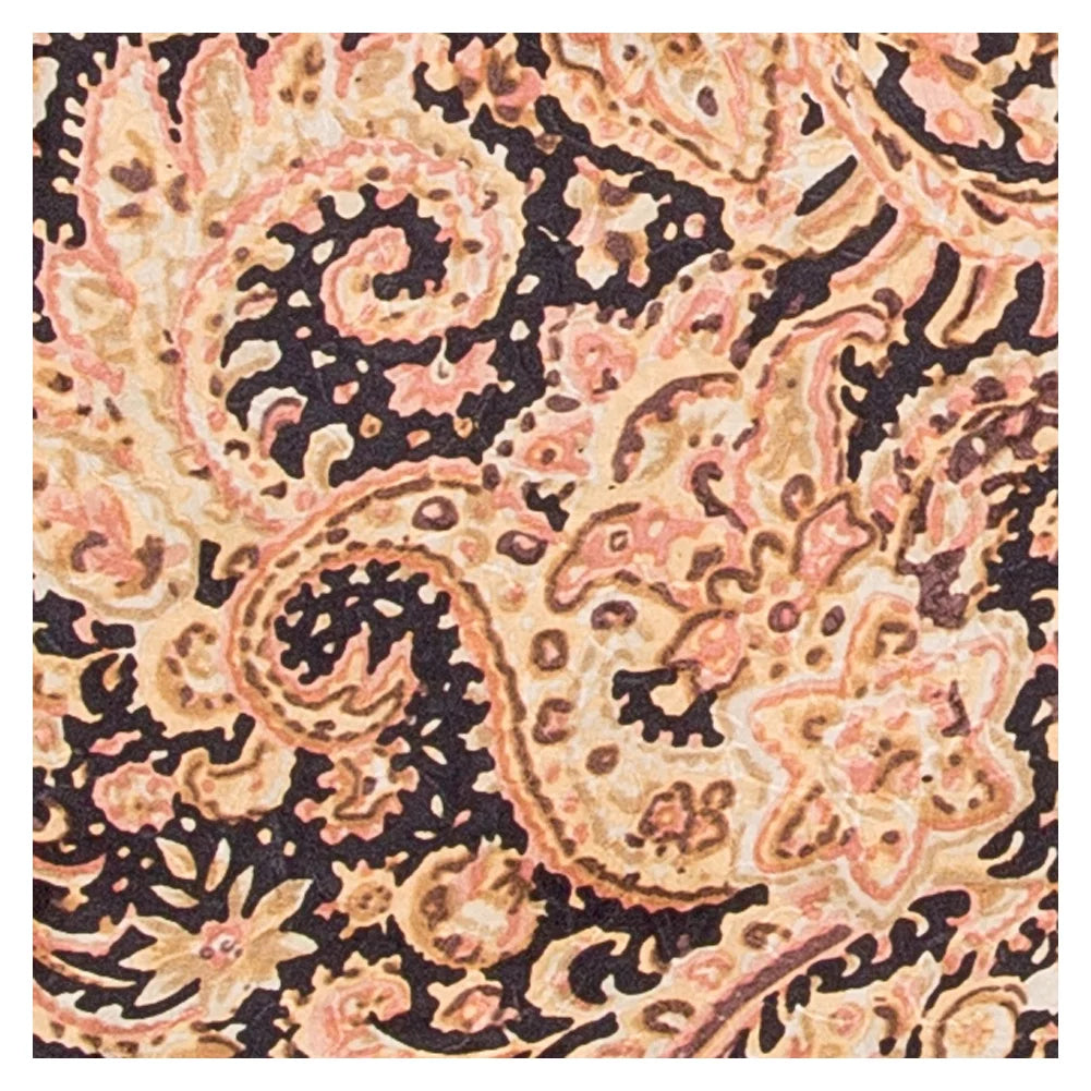 WYOMING TRADERSize Paisley Gold/Black Regular Jacquard Sizeilk Sizecarf (PGB)