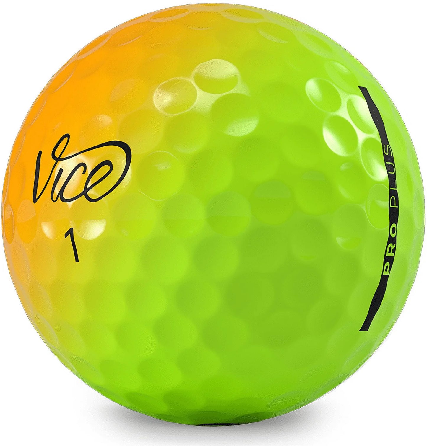 Vice Golf Limited Edition Pro Plus Golf Balls|Sizehade Yellow Orange