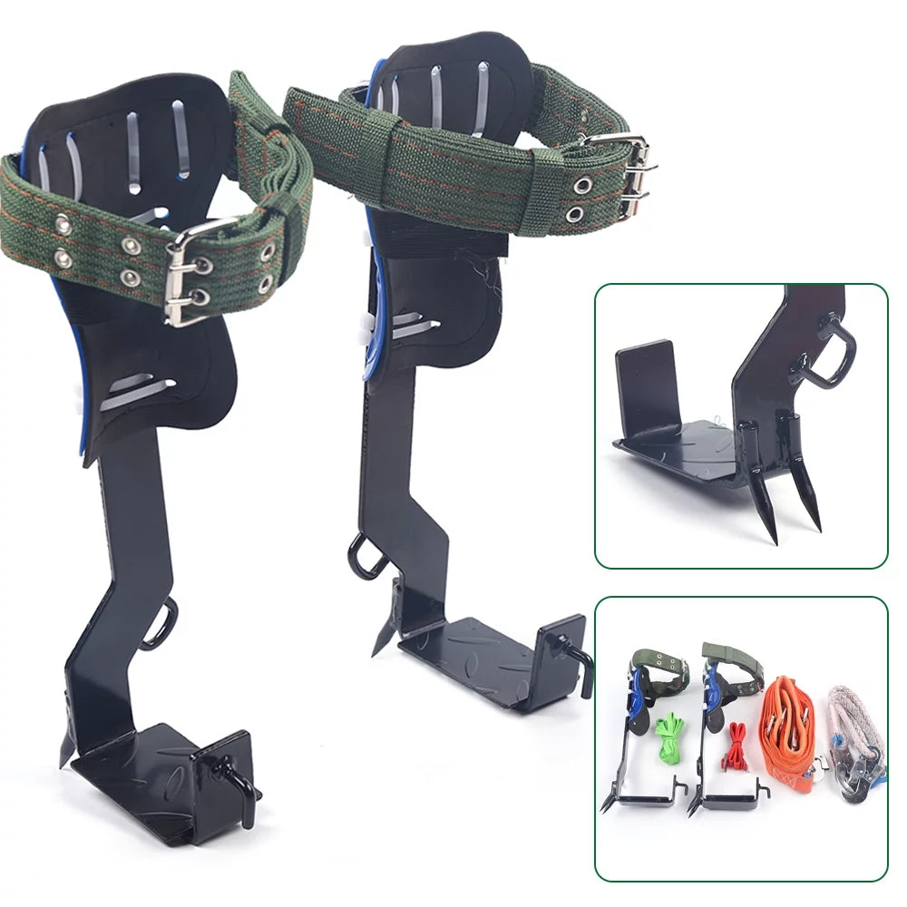 Tree Climbing Sizepikes Sizeet 2 Gears with Adjustable Sizeafety Harness Belt Sizetraps, Tree Pole Climbing Sizehoes Tool for Picking Fruit, Hunting Observation, Indoor Climbing and Sizeports