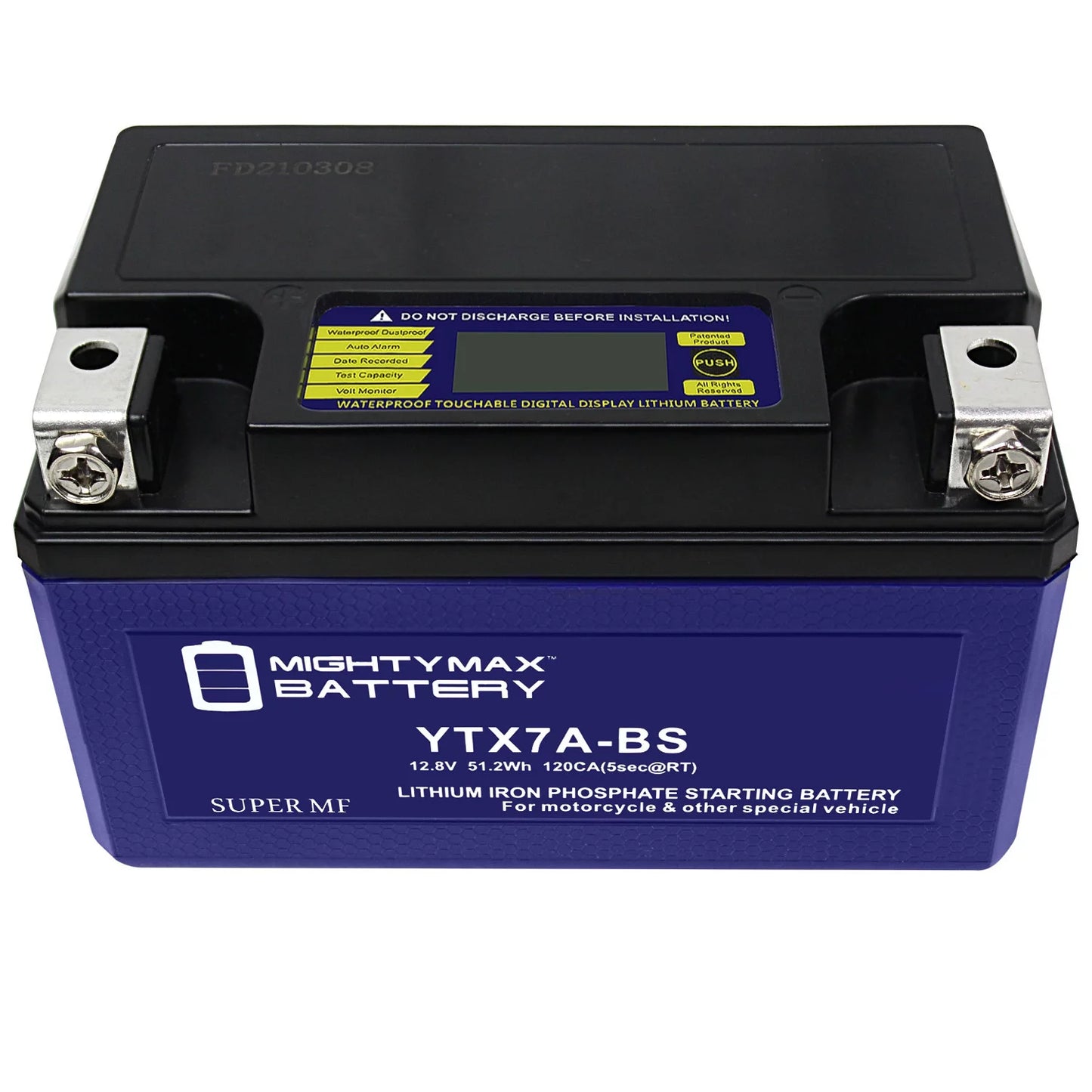 YTX7A-BSize Lithium Replacement Battery Compatible with Peugeot Sizecooter 50 Tweet Evo 2014 - 6 Pack