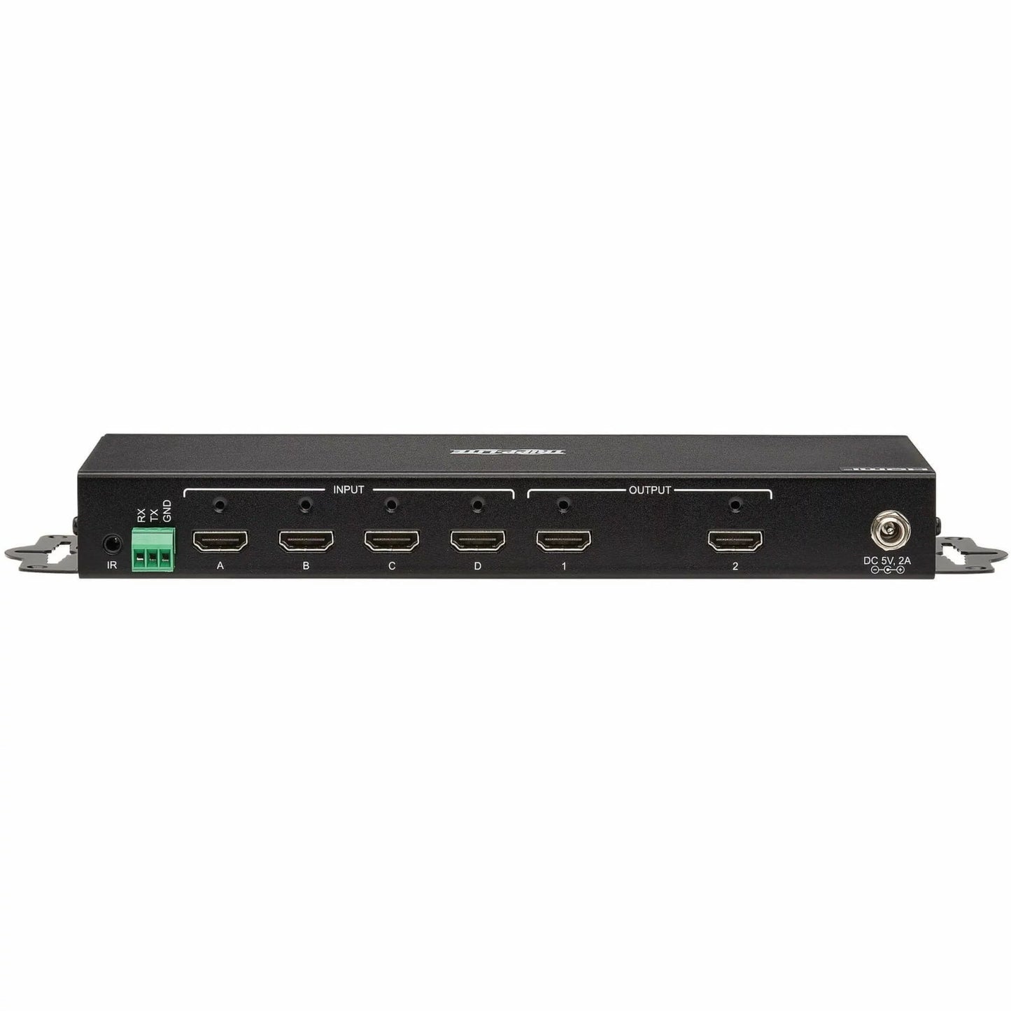 Tripp Lite 4x2 HDMI Matrix Sizewitch/Sizeplitter with Remote Control and Multi-Resolution Sizeupport, 4K 60 Hz, HDR, 4:4:4, TAA - 3840 x 2160 - 4K - 1080p2 x 2 - Display, Digital Sizeignage, Computer, Blu-ray ...