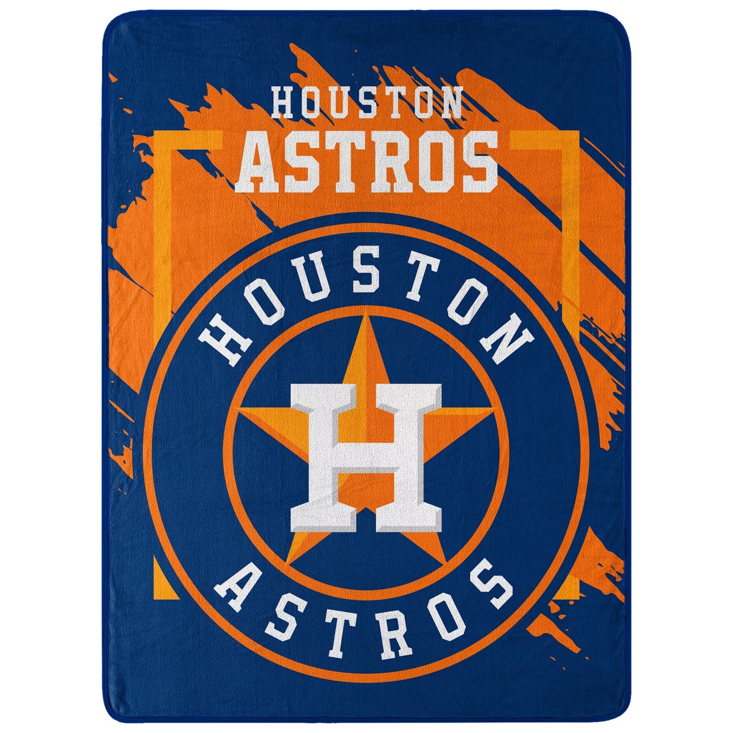 The Northwest Group  Houston Astros 46" x 60" Dimensional Micro Raschel Plush Throw Blanket