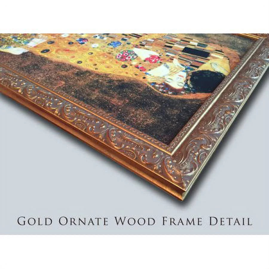 Unknown 14x12 Gold Ornate Wood Framed with Double Matting Museum Art Print Titled - View of Loch Lomond