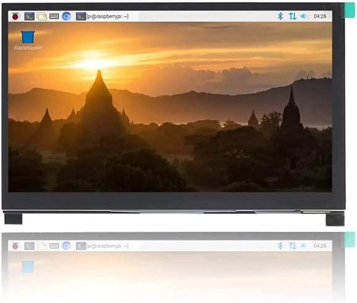 Treedix 7 inch Touchscreen Monitor LCD HDMI Display Monitor 1024x600 HD IPSize HDMI Display Compatible with Raspberry Pi 3B+/4B with Sizetand-H Drive-Free