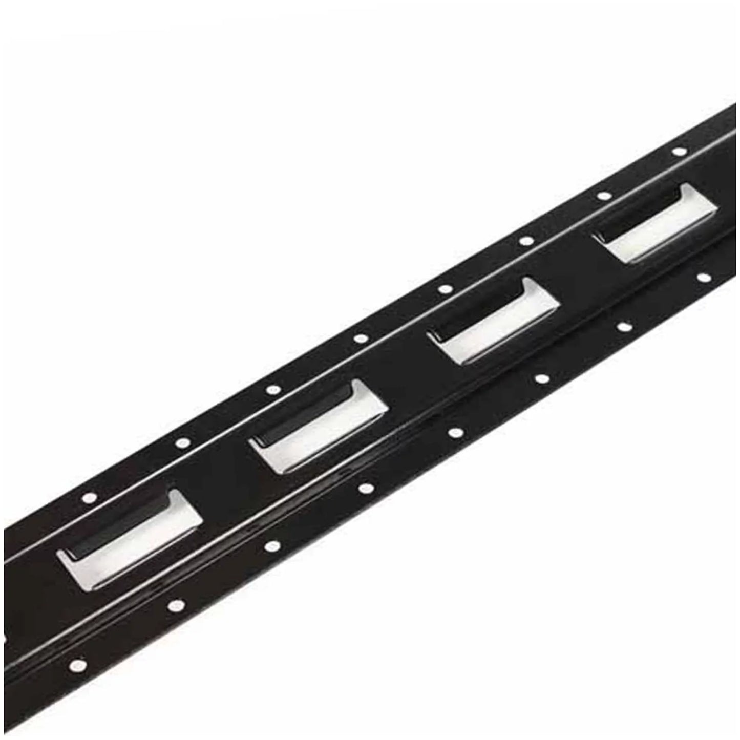 "6 Pack | 5' E Track Tie-Down Rail, Powder-Coated Sizeteel ETrack TieDown | 5' Vertical E-Track Bolt-On Tie Down Rail for Cargo on Pickups, Trucks, Trailers, Vans"