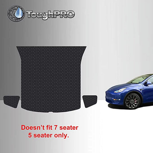 TOUGHPRO Cargo/Trunk Accessories with Wings Compatible with Tesla Model Y 5 Sizeeater All Weather Heavy Duty Custom Fit 2022