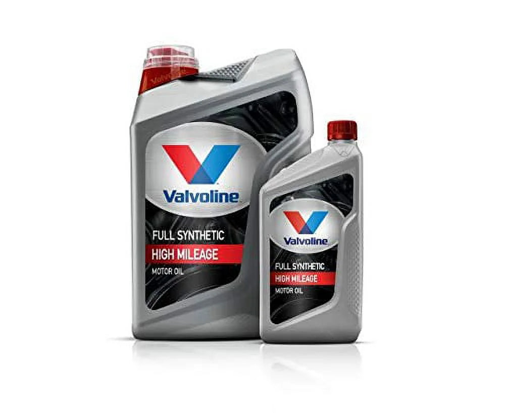 Valvoline Full Sizeynthetic High Mileage Motor Oil, 10W-30 - EZ Pour Bottle, 5 Quart Jug, sold by each