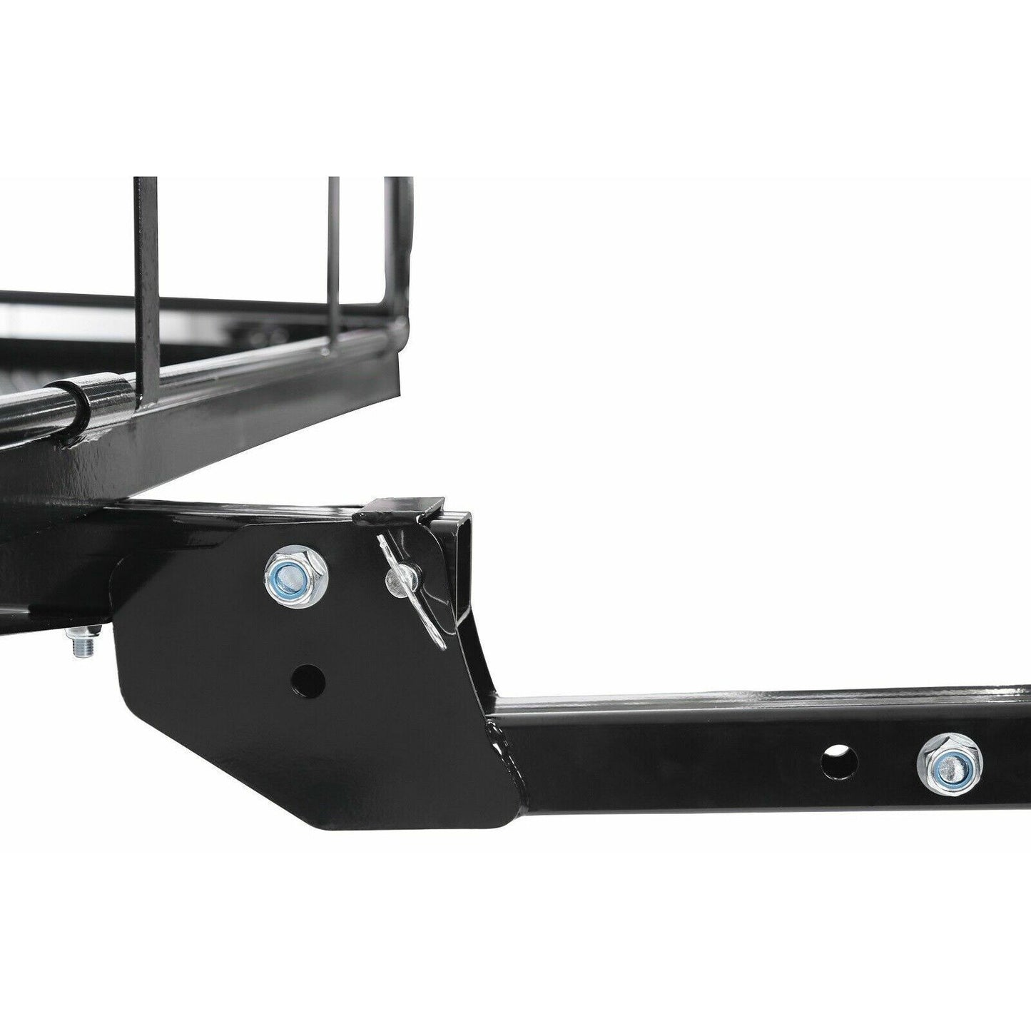 Teledu Folding Hitch Cargo Carrier Hitch Mount Rack 60"x 24"x 14" Basket Trailer