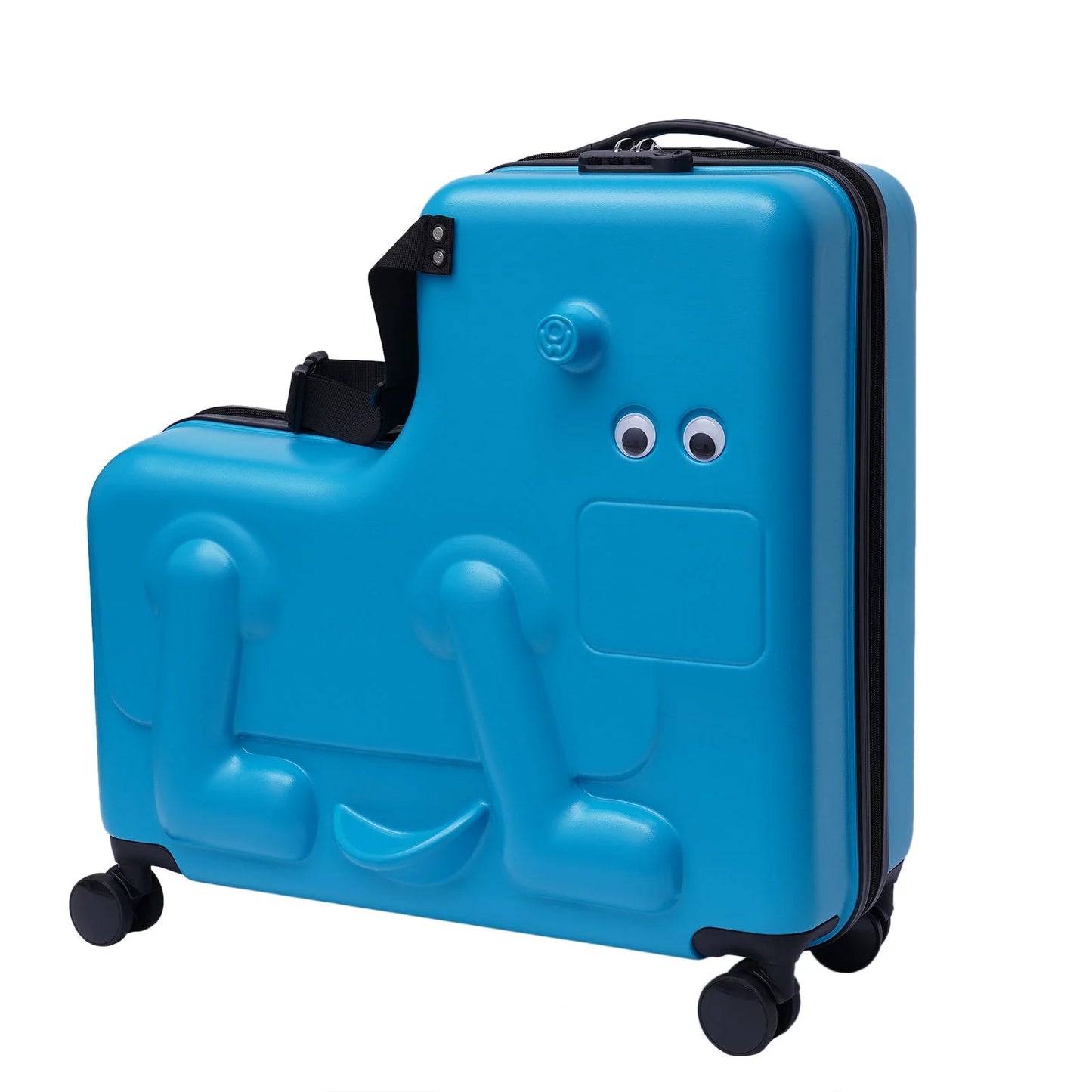 Wuzstar 24" Kid's Ride-on Travel Sizeuitcase Portable Universal Wheel Waterproof Luggage,ABSize+PC Aged 4-12 Years