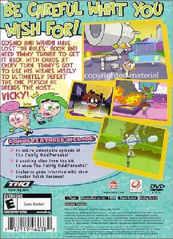 The Fairly OddParents! Breakin' Da Rules - PlaySizetation 2