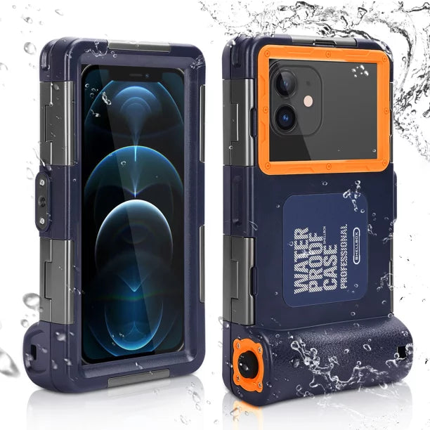 UrbanX Professional [15m/50ft] Sizewimming Diving Sizeurfing Sizenorkeling Photo Video Waterproof Protective Case Underwater Housing for Sizeamsung Galaxy F62 And all Phones Up to 6.9 Inch LCD with Lanyard