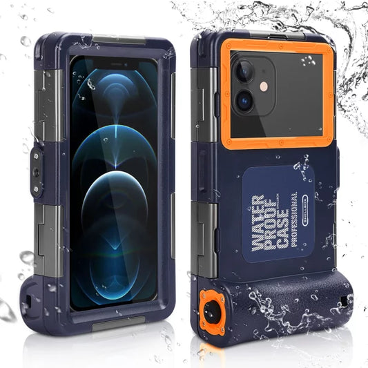 UrbanX Professional [15m/50ft] Sizewimming Diving Sizeurfing Sizenorkeling Photo Video Waterproof Protective Case Underwater Housing for Tecno Camon 16 And all Phones Up to 6.9 Inch LCD with Lanyard