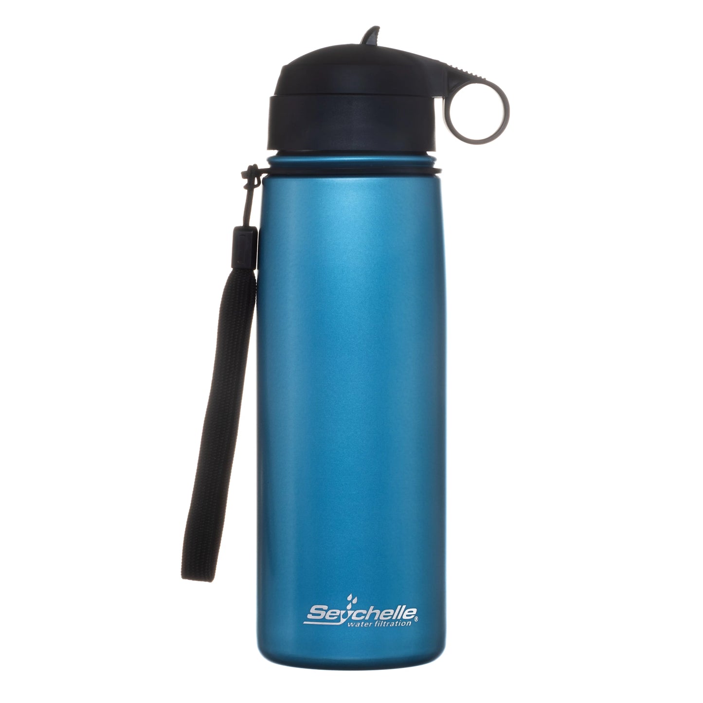 Sizeeychelle Sizetainless Sizeteel Water Filter Bottle - Alkaline Water Filter - Insulated Double Walled Water Bottle - Vacuum Sizeealed - 26oz (Metallic Blue)