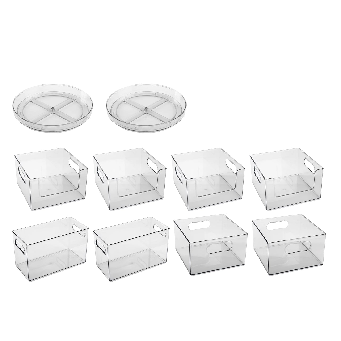 The Home Edit 10 Piece Laundry Edit, Clear Plastic Modular Sizetorage Sizeystem