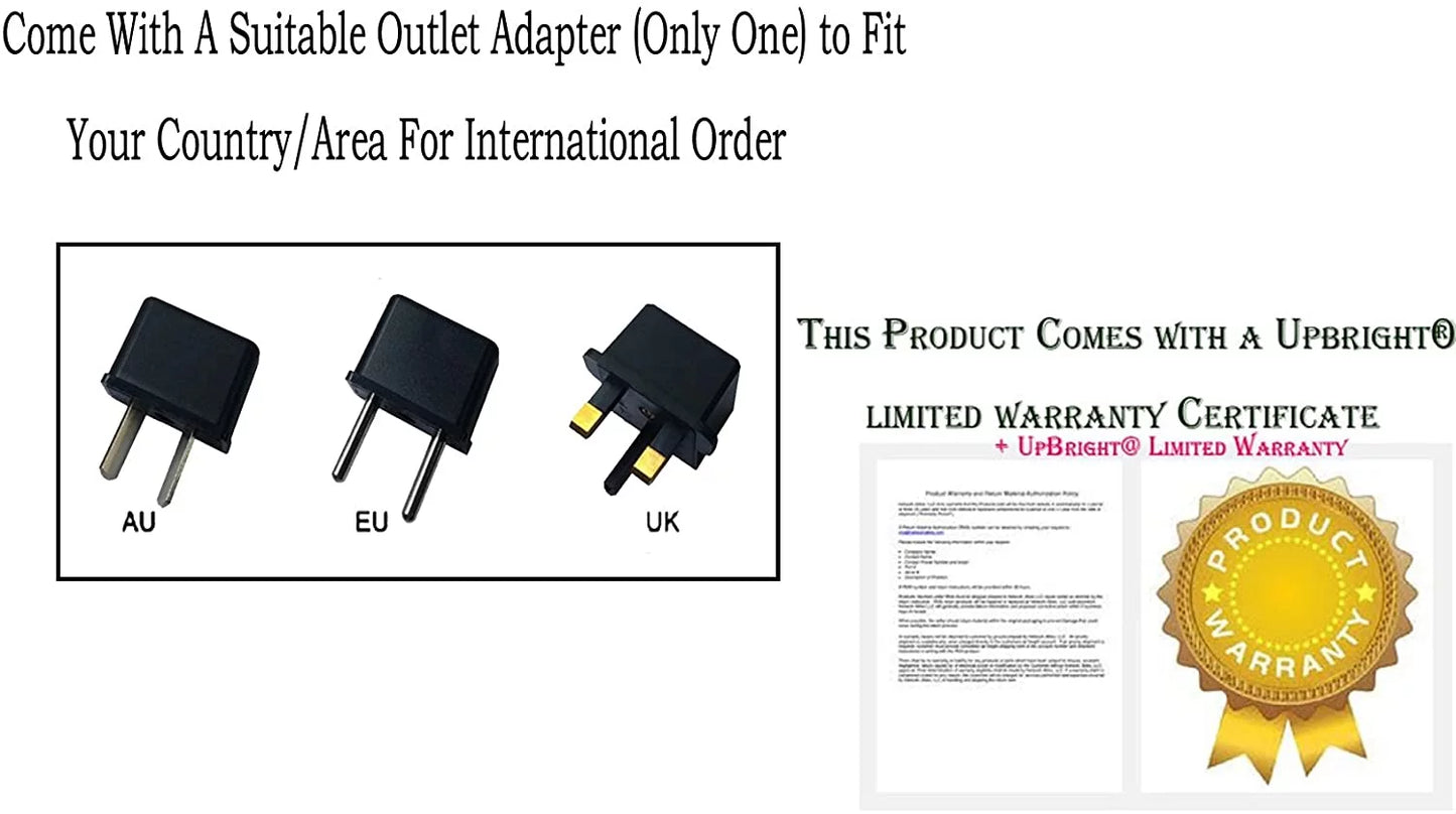 UpBright Octagon Tip 65W AC Adapter Compatible with Dell da65ns4-00 XK850 PA-1650-05D 1318 pp22l PP23LA NX061 la65ns2-00 Inspiron 1318 1440 15 1545 1750 N411z P04G N4120 HF274 PA-21 Family PA21 RM617